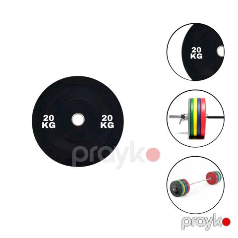 Disk Ironflex 1573/1 20 kq, dəmir/PVC, dəliyin diametri 50 mm, qara — Bakı