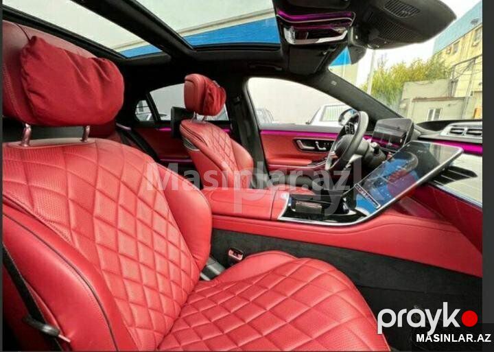Mercedes S class, 2022 il — Minik avtomobili icarəsi, Bakı (5)