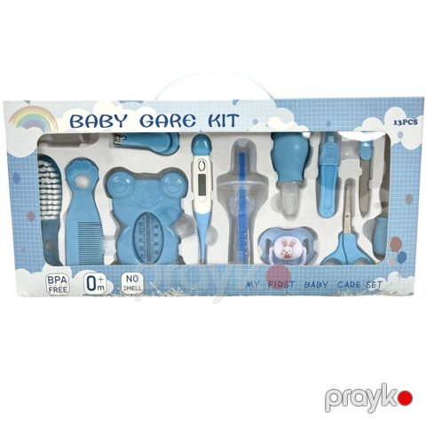 Körpə baxım dəsti Baby Care Kit, mavi, 13 parça — Bakı