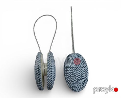 Pərdələr üçün maqnit 6490, mavi, 20 sm, 2 əd — Bakı