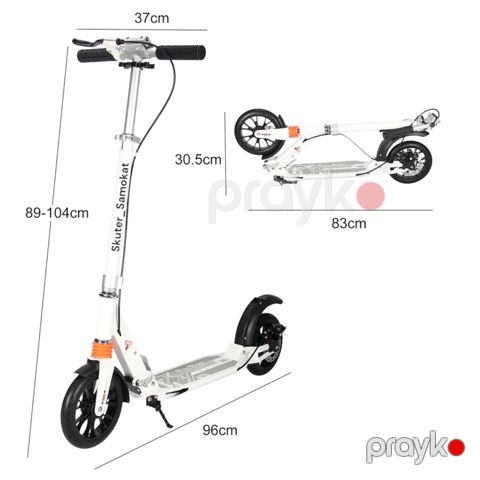 Samokat Rs8 2025 ağ reng 6191_4321 — Bakı