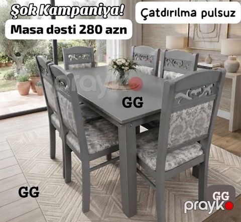 Masa, Ağac, Boz — Bakı