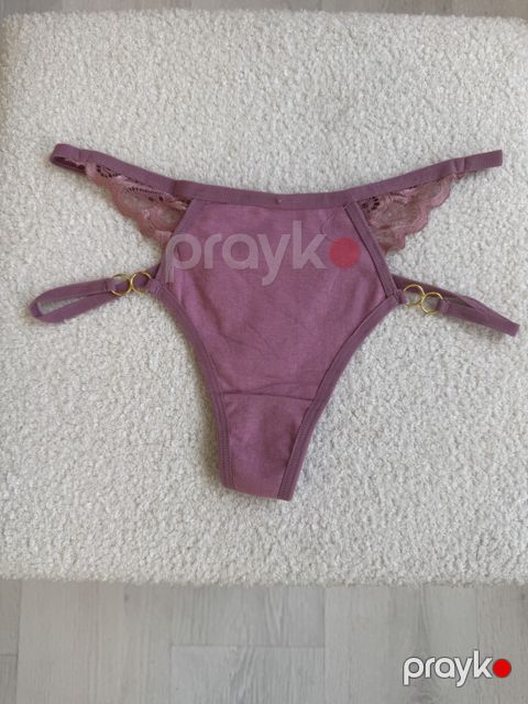 Qadınlar üçün strinq B-56, bənövşəyi, elastan/spandeks/pambıq, ölçü L — Bakı