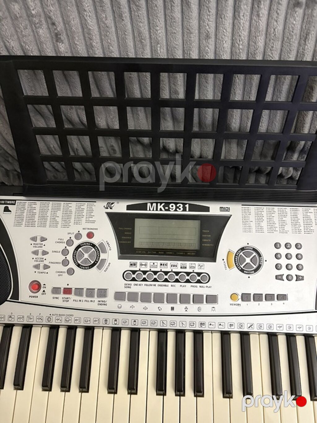 MK-931 elektron sintezator - 61 klavişli klaviatura - LCD ekranlı — Pianino və digər klaviş alətləri, Bakı (2)