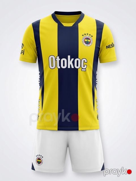 İdman kostyumu azarkeşlər üçün VZYN096 Fenerbahçe SK 2024/25, poliester, rəngbərəng, ölçü S — Bakı