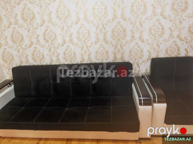 Qara divan + 2 kreslo satılır — Divanlər, Bakı (3)