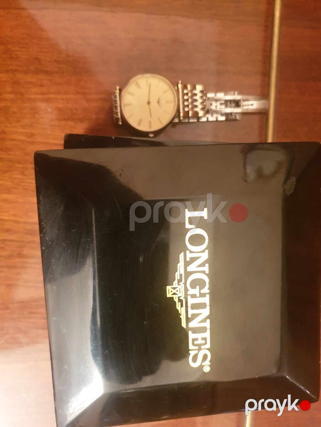 Işlənmiş qızılı rəngdə vaxtı ilə 2000 evroya alınıb Longines — Qol saatları, Bakı (2)
