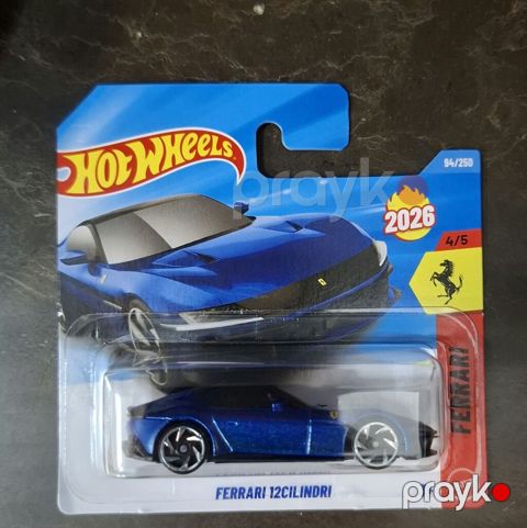 Hot Wheels Ferrari 12Cilindri (2026) kolleksiya modeli - Brend: Hot — Bakı