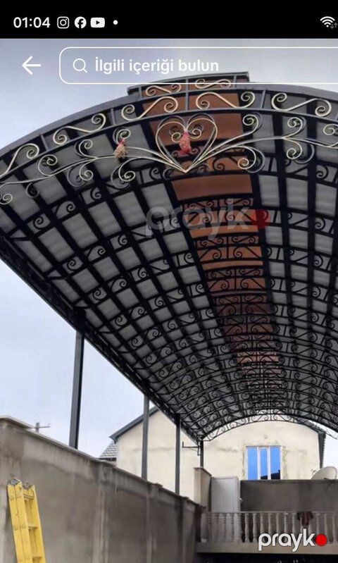 Polikarbonat talvar — Metal-qaynaq işləri, Bakı (6)