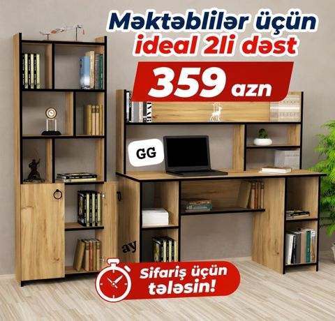 Məktəblilər üçün ideal 2-li dəst – 359 AZN Komplektin tərkibi — Bakı