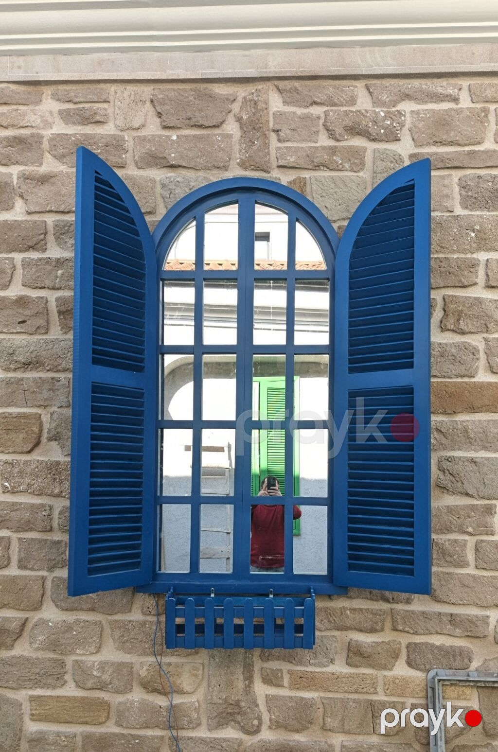 Məhsul: Pəncərə altı üçün dekorativ çiçək qabı dəsti - Tərkib: mavi — Bitki qabları, Mehdiabad (9)