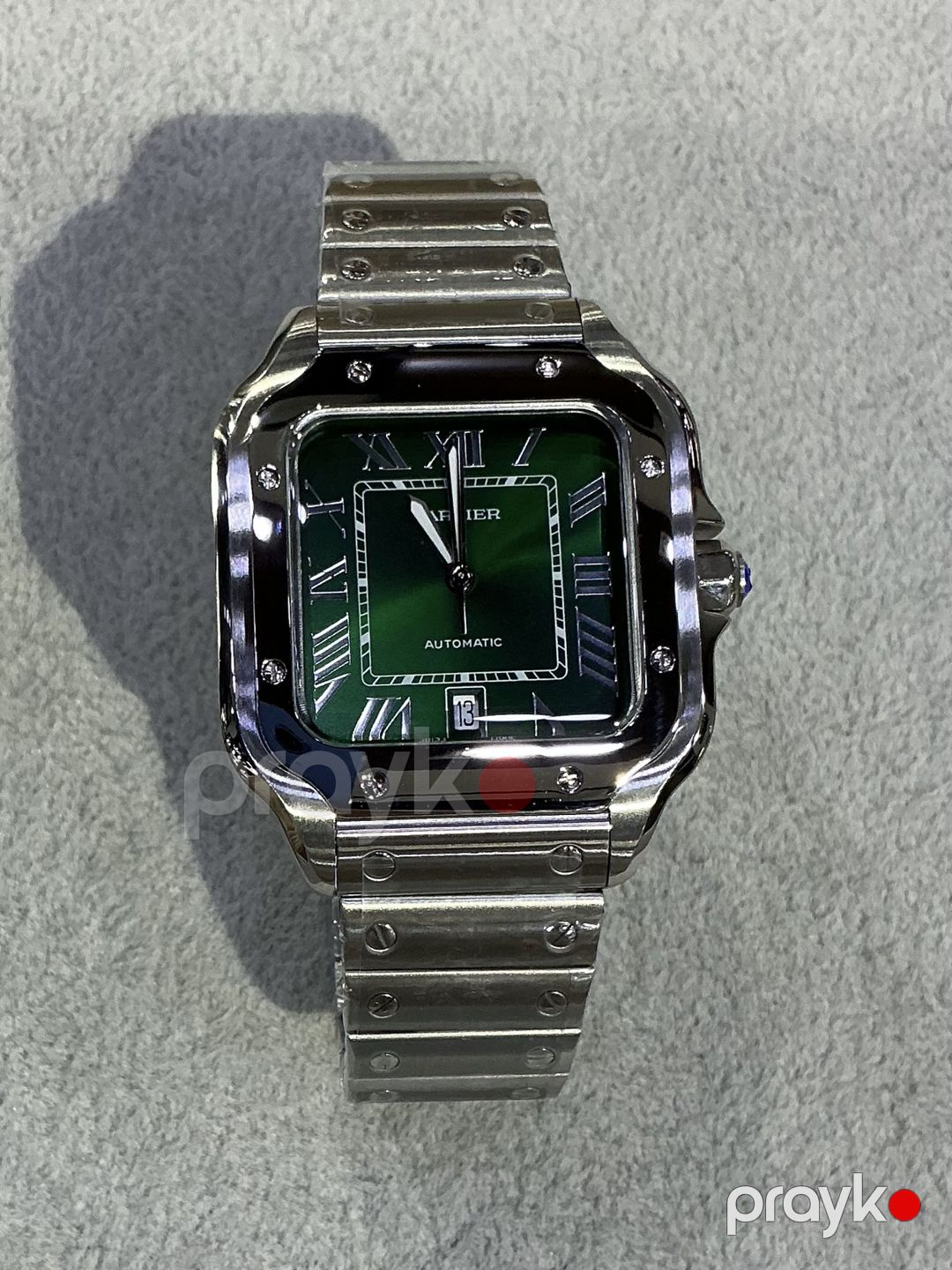 Qol saatı kişilər üçün AS5805 Silver/Green — Mallar, Bakı (2)