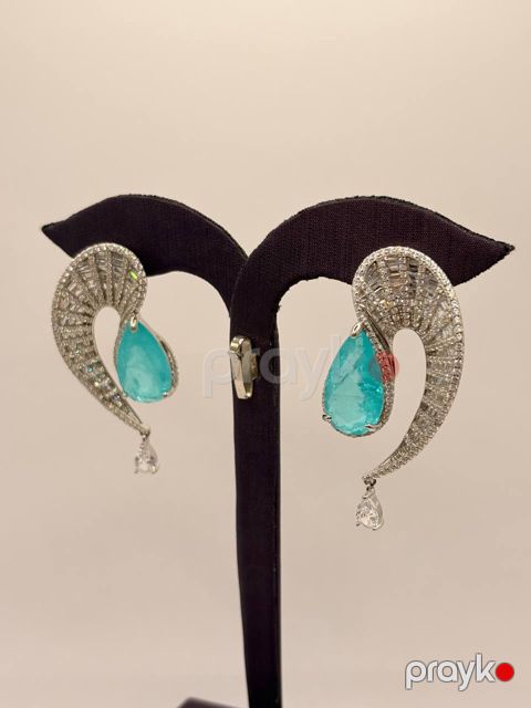 Sırğa qadınlar üçün silver shop1518, gümüş 925 əyar — Bakı