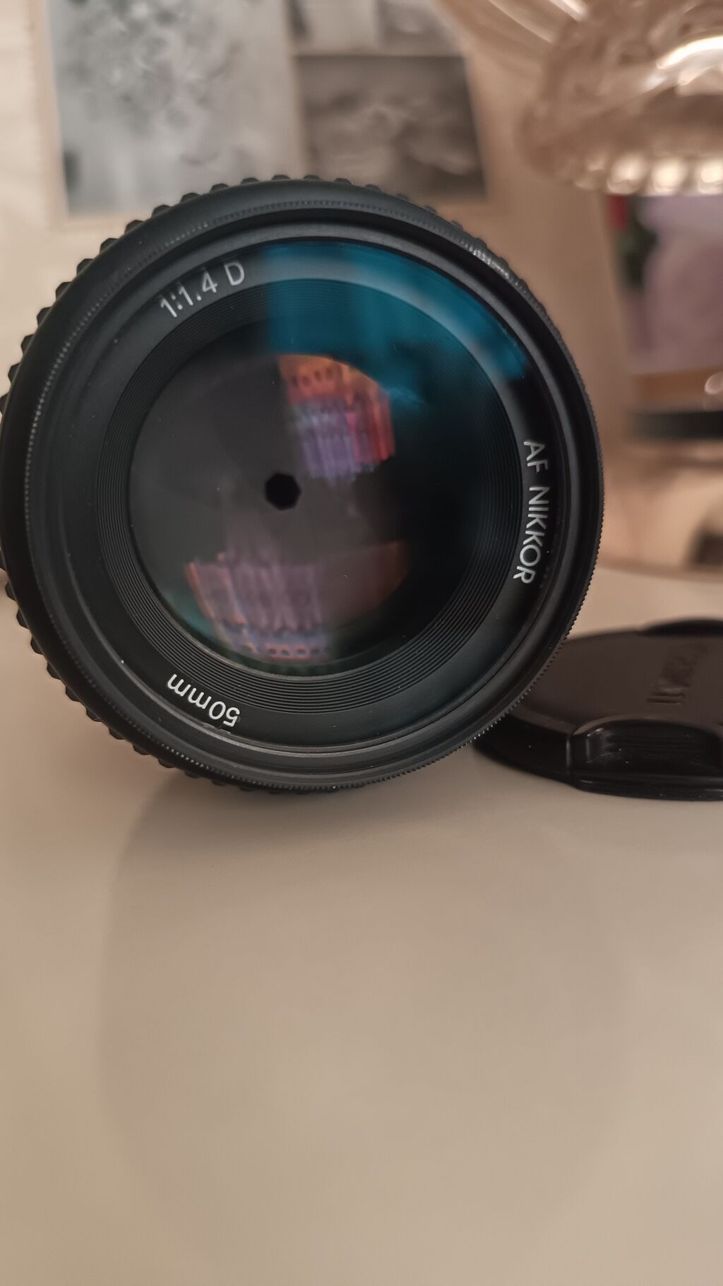 Nikon AF Nikkor 50mm f/1.4D obyektiv - Fokus məsafəsi: 50mm (tam — Linzələr və aksesuarlar, Füzuli (2)
