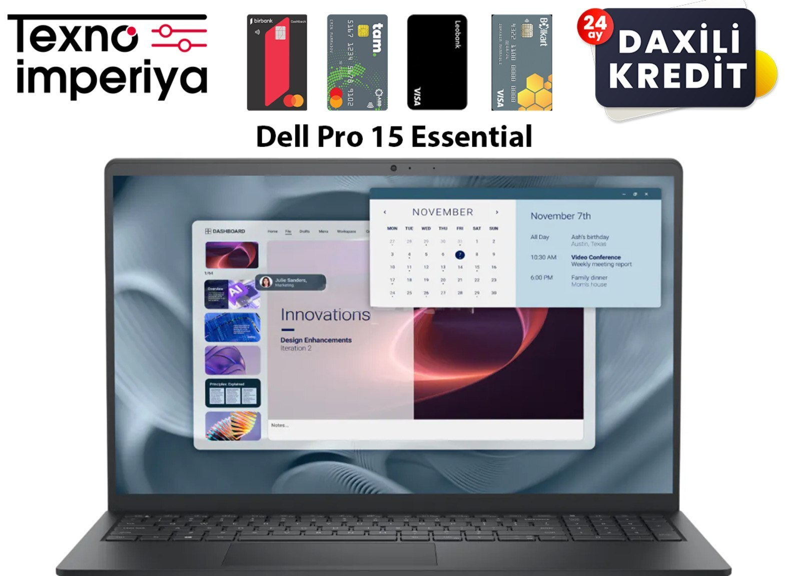 Dell notbuk — Bakı