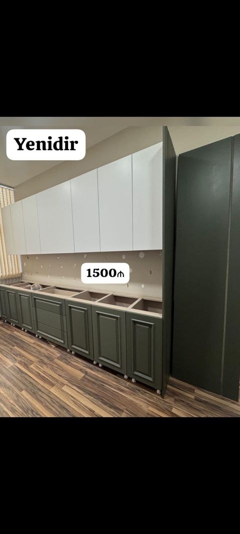 *1500₼ yeni Mətbəx mebeli Satılır*‼ MDF maşın kraskası — Mətbəx mebeli