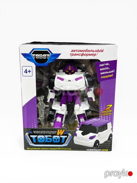 Robot-transformer FS-1201, ağ/bənövşəyi, 4+ yaş — Bakı