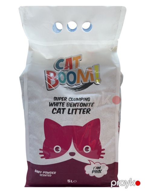 Topalanan doldurucu pişiklər üçün Cat Boom Baby Powder, 5 l — Bakı