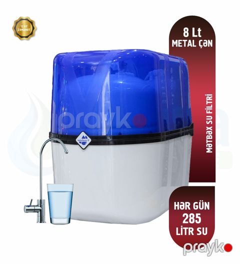 Su filtrləri Waterboss X, pompalı, 5 mərhələli təmizləmə sistemi, 8 l, metal çən — Bakı