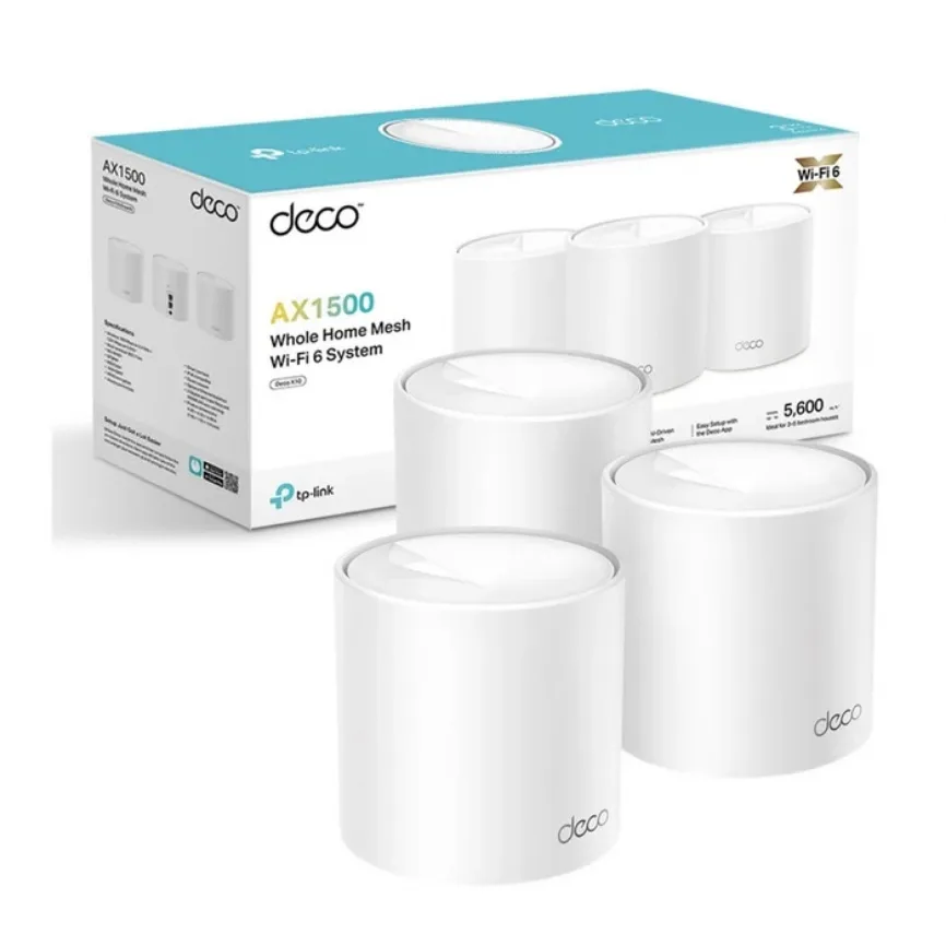 TP-Link - Deco X10 (3-pack) AX1500 Whole Home Mesh Wi-Fi 6 System) — Mallar, Bakı (2)