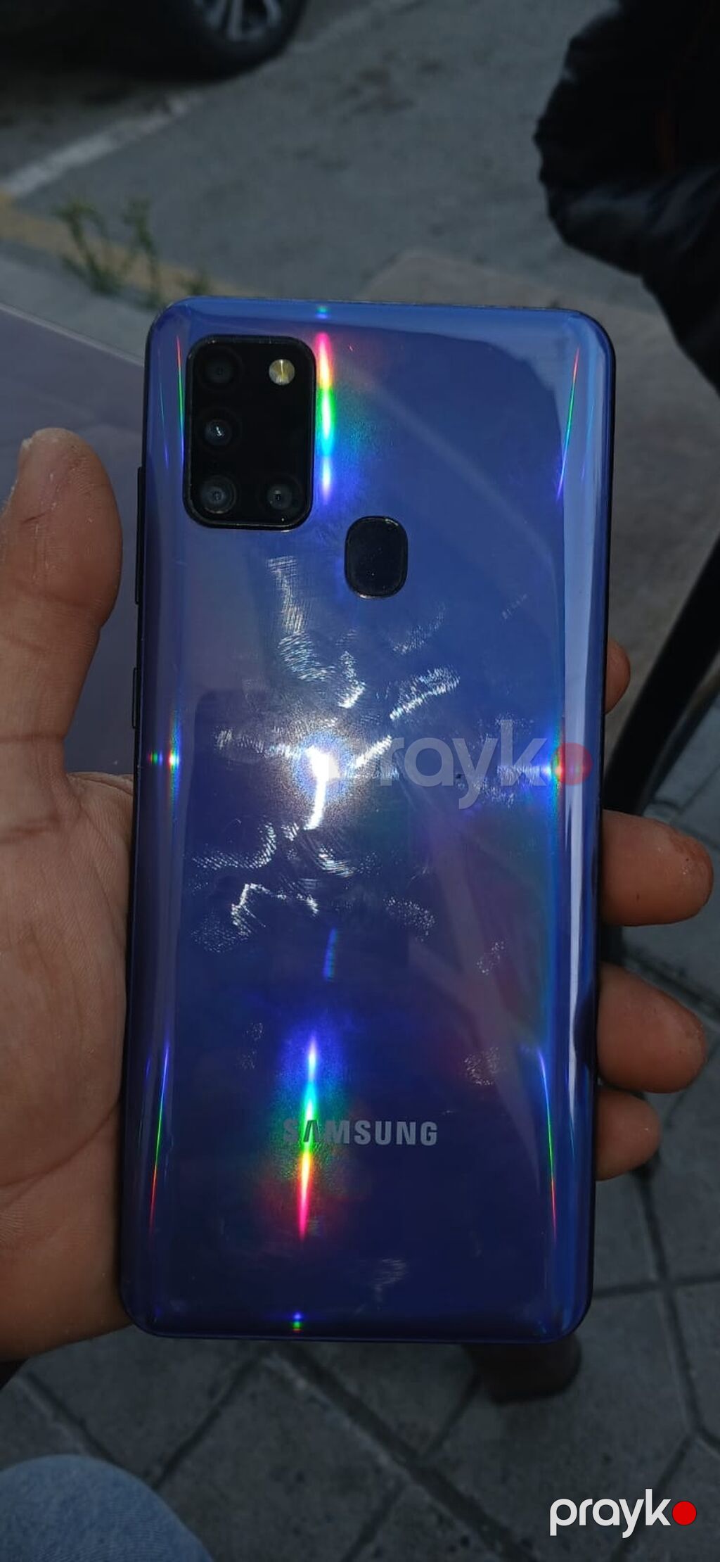 Samsung Galaxy A21S, rəng - Mavi, Barmaq izi — Samsung, Sumqayıt (2)