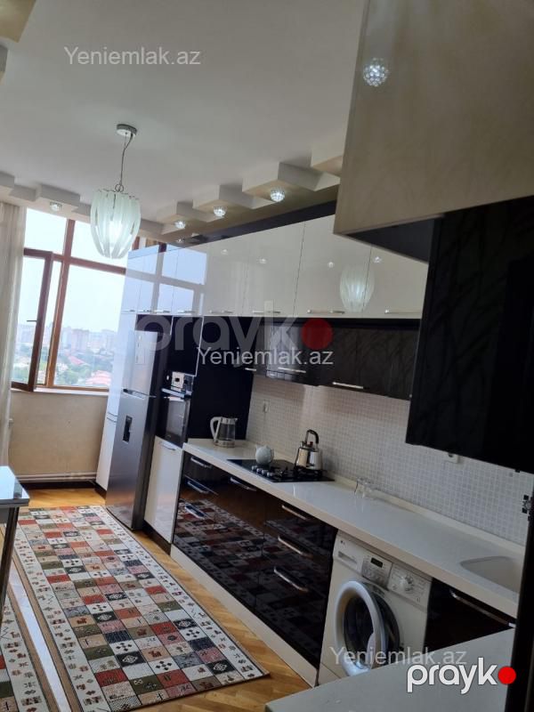 Kirayə 3 otaqlı Bina evi menzil (Yeni tikili), 140 m², Nəsimi rayonu — Mənzil, Bakı (10)