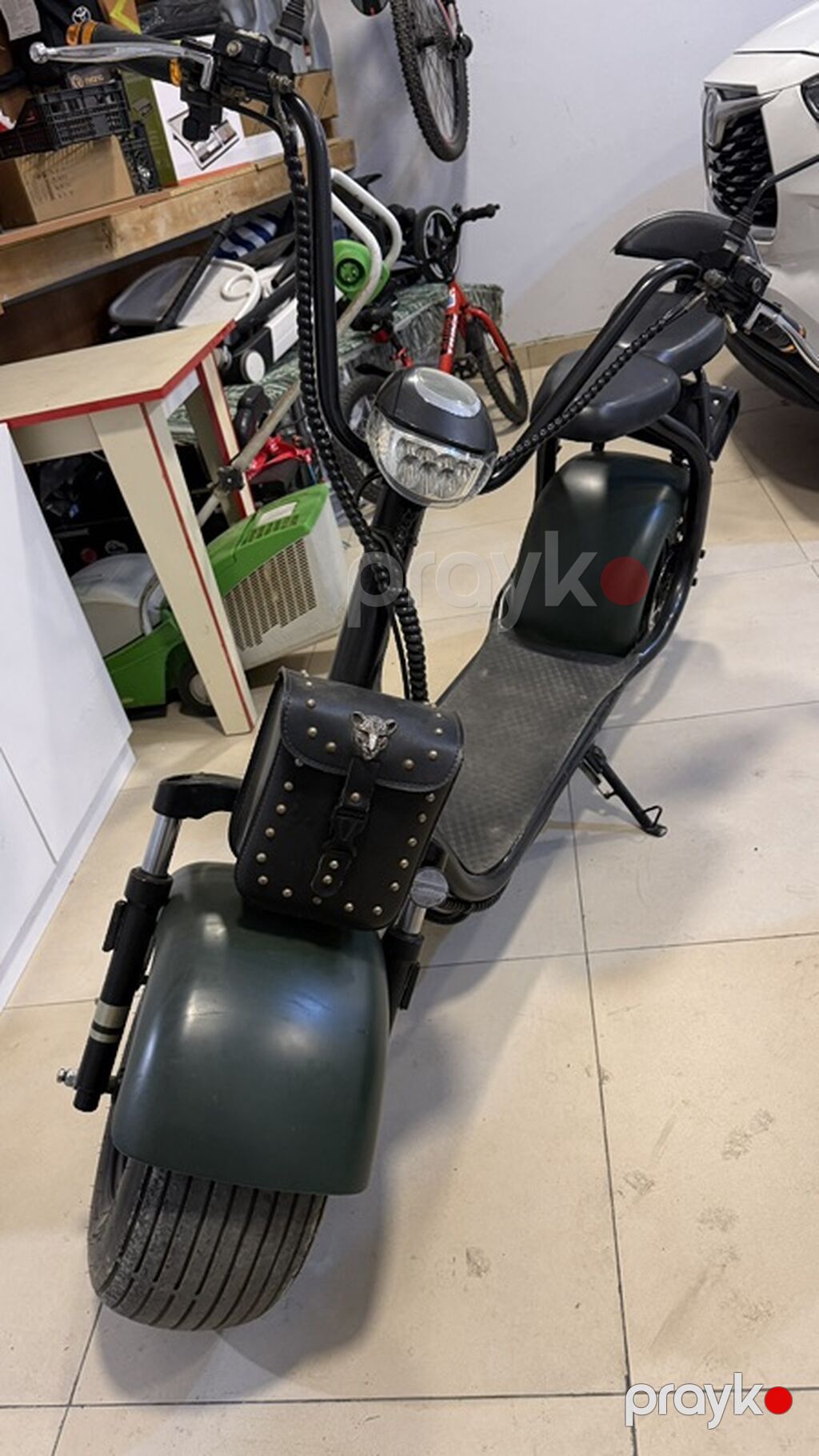 Elektrik skuter – “chopper” tərzində, geniş təkərli, iki nəfərlik — Mopedlər və skuterlər, Bakı (2)
