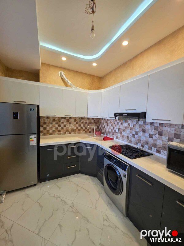 Xətai rayonunda 2 otaqlı Yeni tikili Kirayə verilir, 75 m² — Mənzil, Bakı (5)