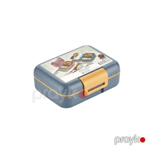 Yemək daşıma qabı Vagon Life VGN1010, 18x13x6 sm, tünd göy — Bakı