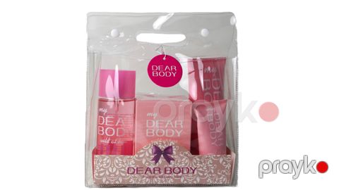 Bədən üçün kosmetika dəsti Dear Body Wild At Kiss (əl və bədən kremi 75 ml + əl və bədən kremi 226 q + bədən spreyi 250 ml + ətir suyu 90 ml) — Bakı