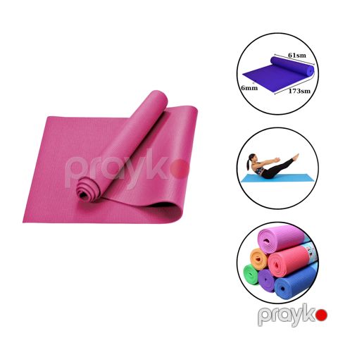 Yoqa üçün mat Yoga mat 1646, çəhrayı — Bakı