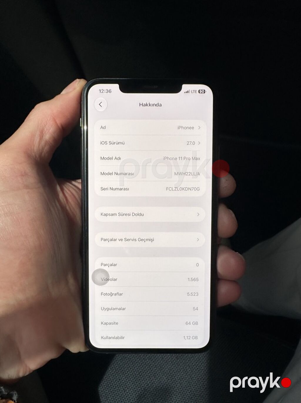 IPhone 11 Pro Max, 64 GB, Yaşıl, Face ID — Apple iPhone, Bakı (2)