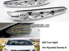 Hyundai Sonata 2010-2013 yan güzgünün işığı (Pavarotnik) — Bakı