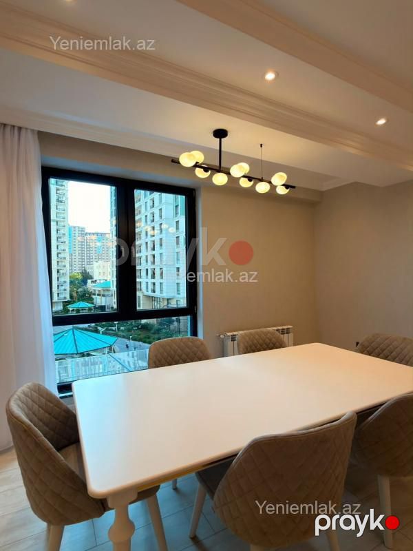 Kirayə 3 otaqlı Bina evi menzil (Yeni tikili), 148 m², Nərimanov rayonu — Mənzil, Bakı (3)