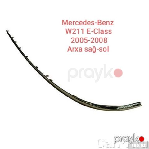 Mercedes W220, W211, W203 bufer kantı (Nikkel) — Bakı