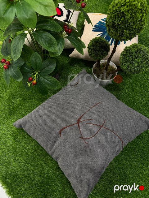 Dekorativ yastıq Annaberry 66, boz, 50x50 sm — Bakı
