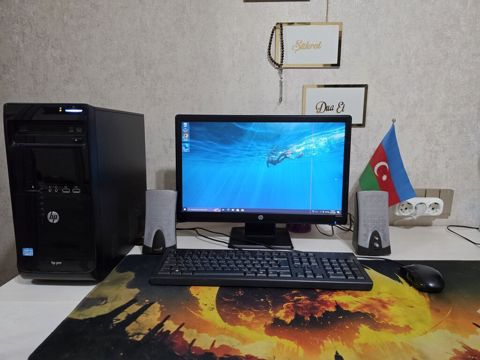 HP stolüstü kompüter dəsti Tərkib: - HP Pro sistem bloku - HP 20” — Bakı