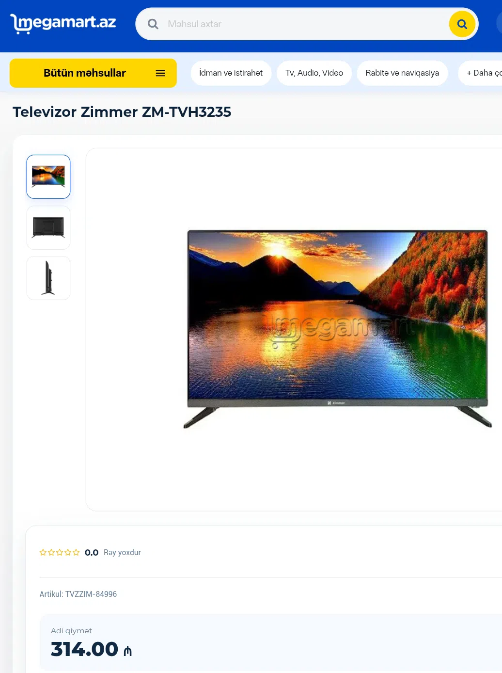 Televizor, Dled — Televizorlar