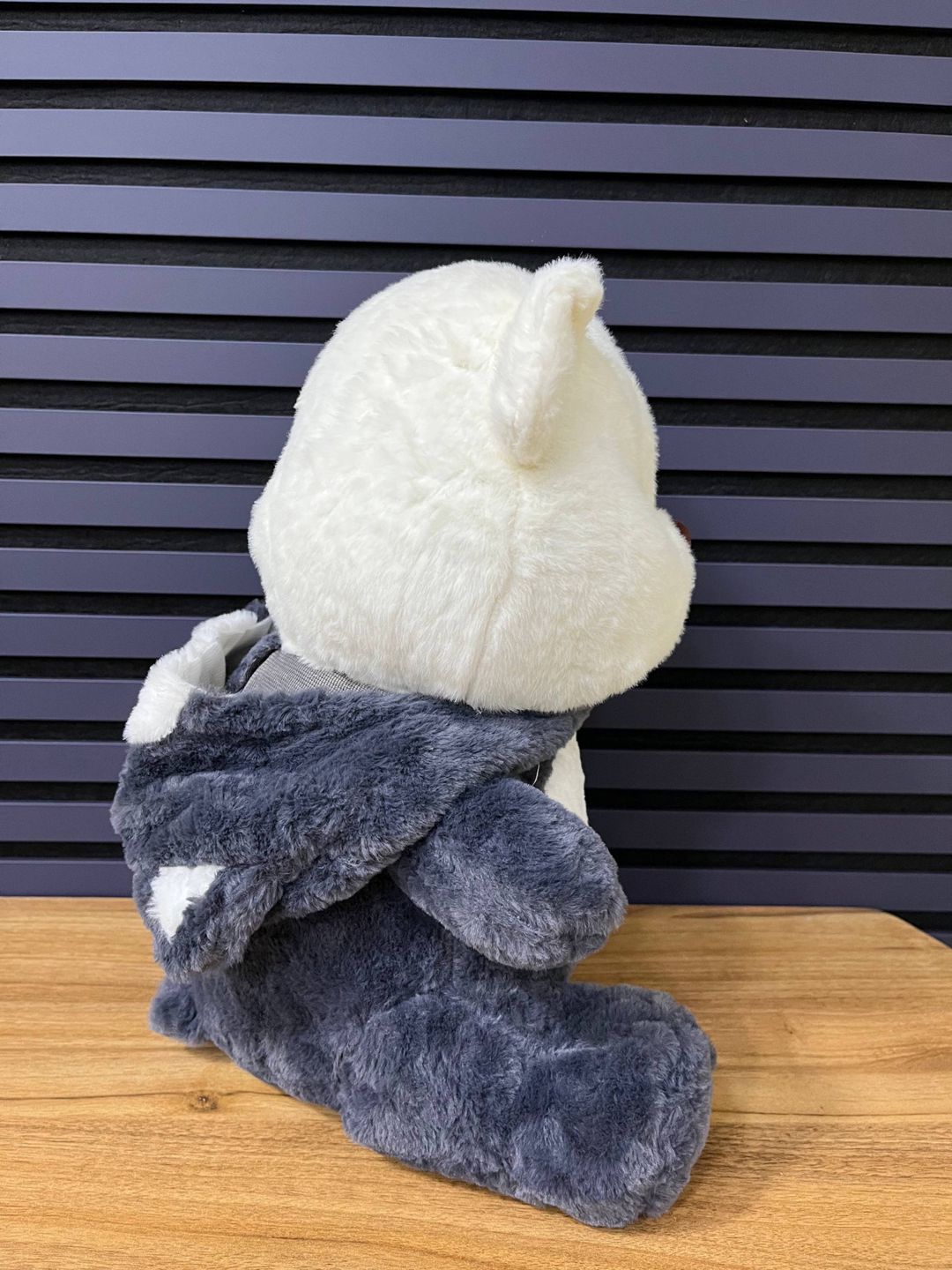 Yumşaq oyuncaq Ayı, peluş, boz, 40 sm — Yumşaq oyuncaqlar, Bakı (2)