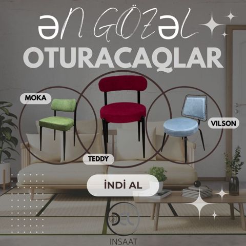 Masa və oturacaqlar — Bakı