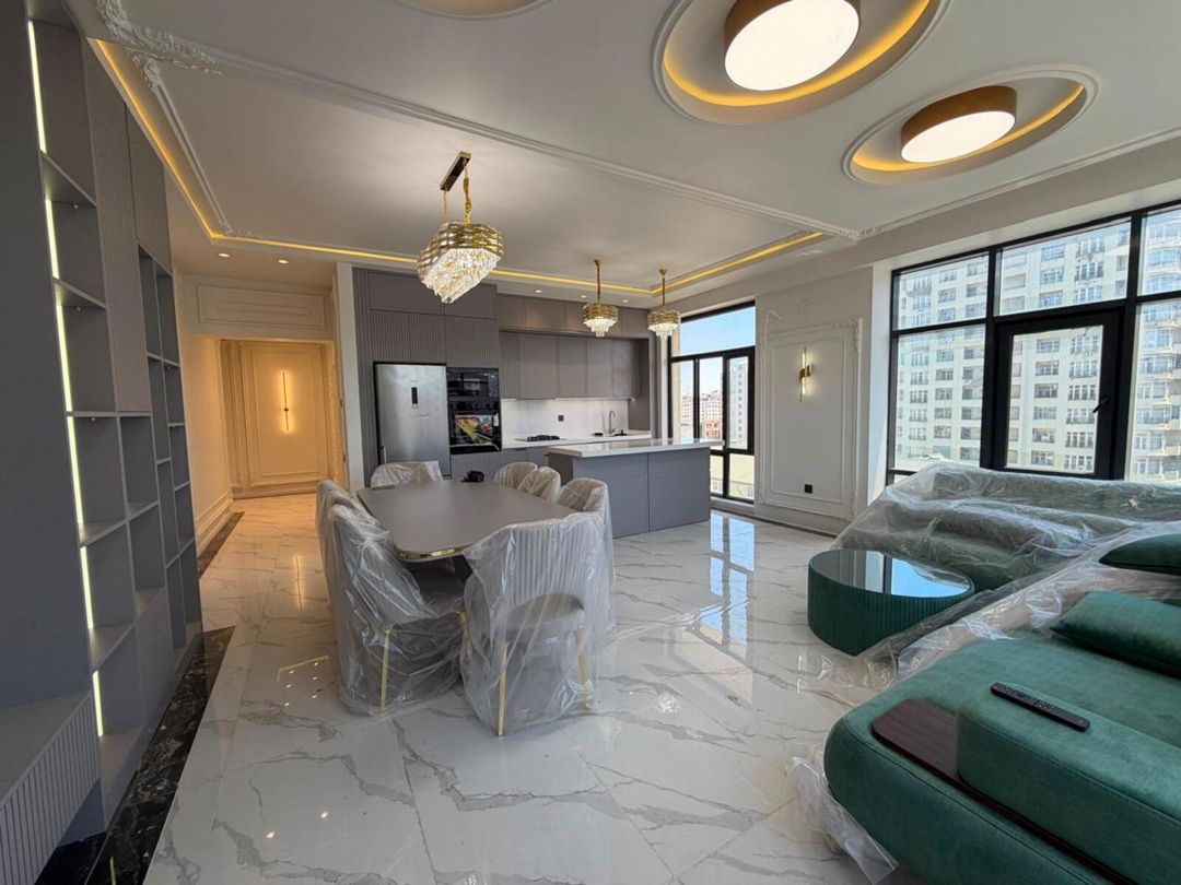 İcarəyə verilir 4 otaqlı yeni tikili 110 m² — Mənzil, Bakı (6)