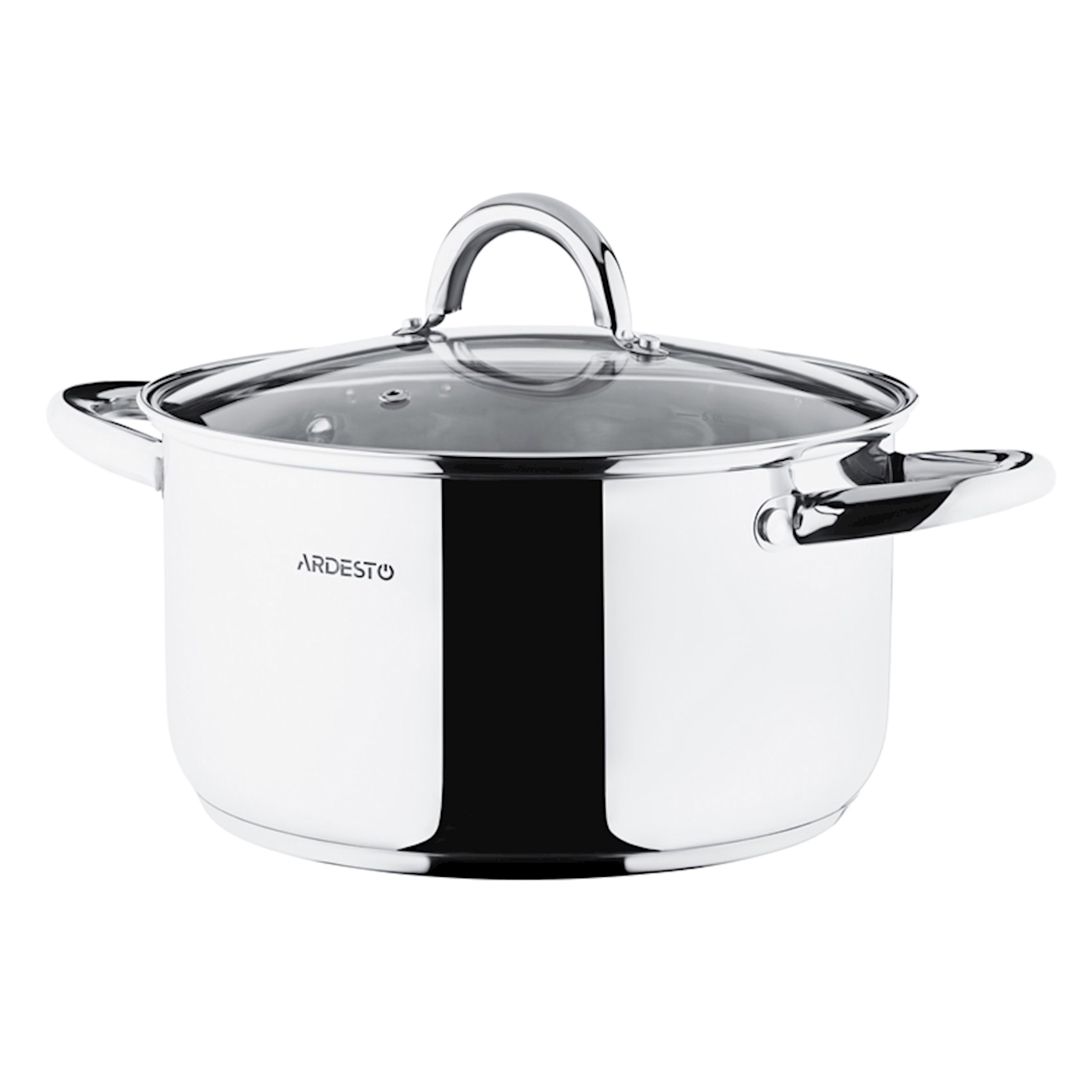Qab dəsti Ardesto Gemini Gourmet, 8 hissə, paslanmayan polad/şüşə, gümüşü — Mallar, Bakı (2)