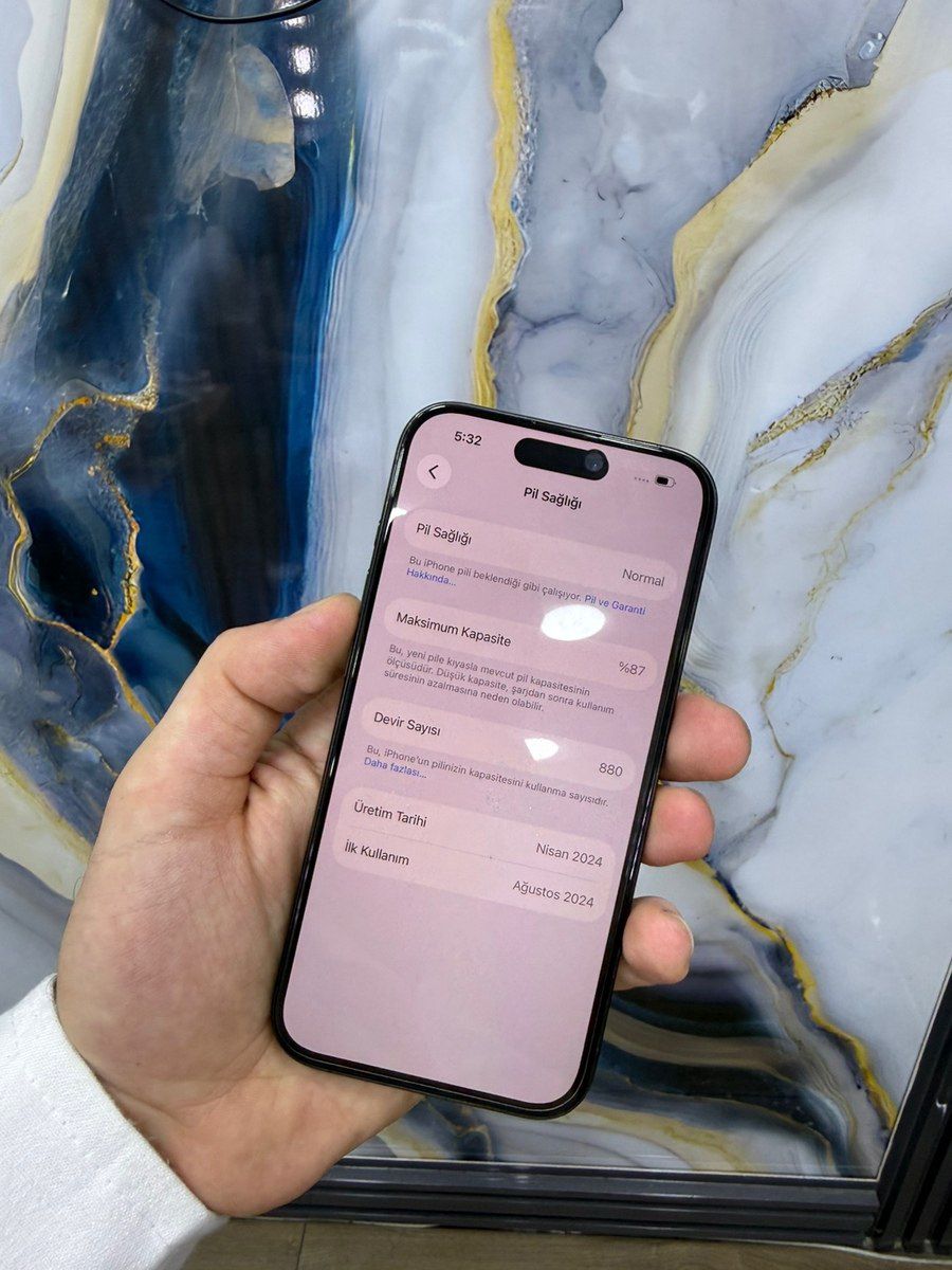 Apple iPhone 15 Pro Black Titanium 128GB/8GB — Smartfonlar, Bakı (5)