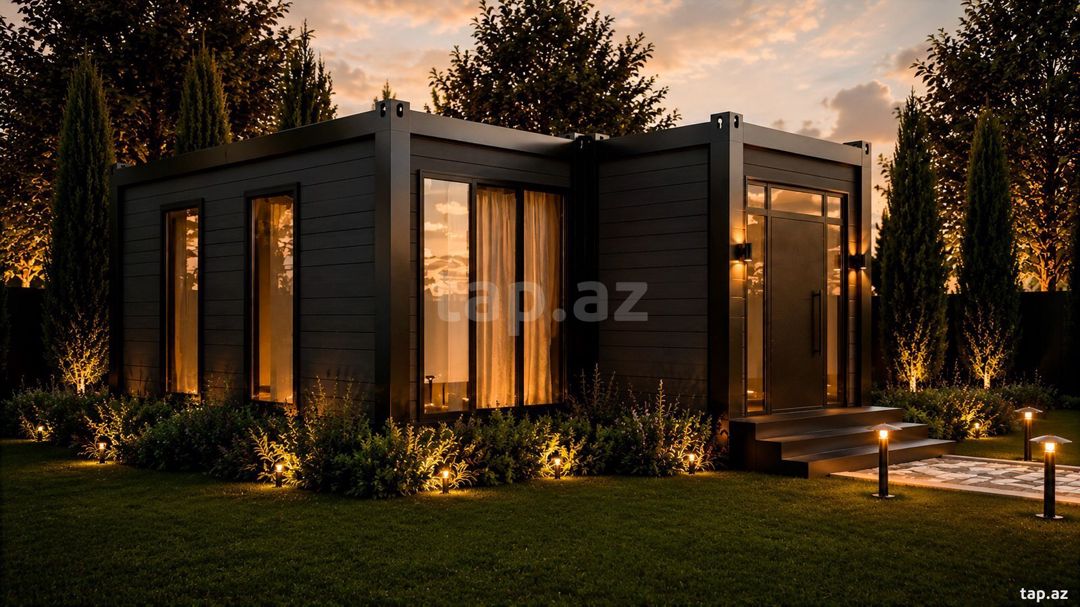 VİP konteyner modul ev 3 otağlı 80 m2 — Hazır konstruksiyalar, Bakı (3)