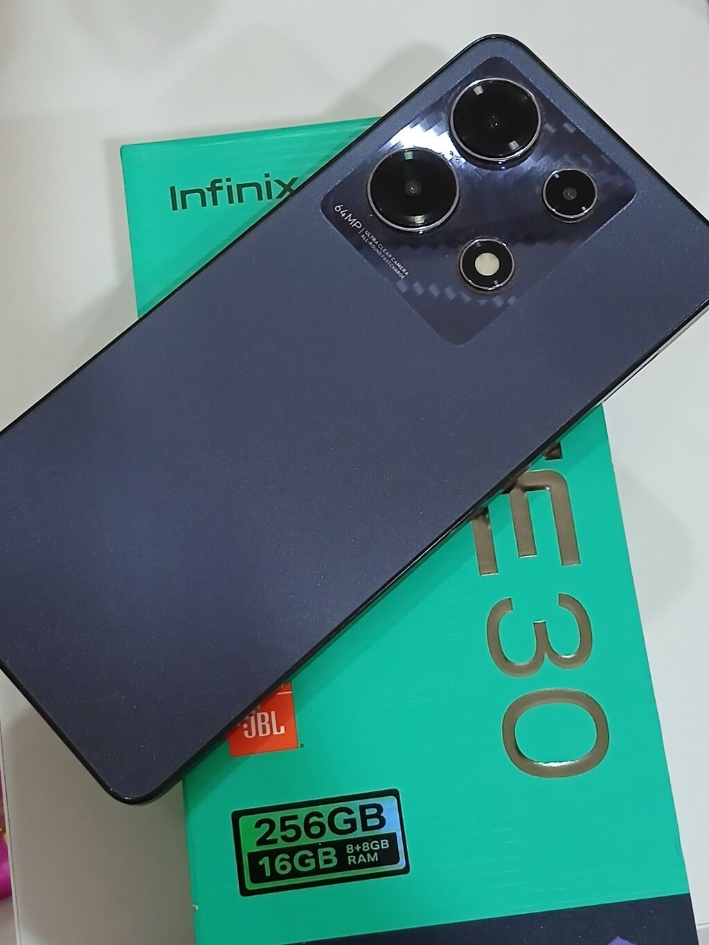 Infinix Note 30, 256 GB, rəng - Boz — Infinix, Bakı (2)