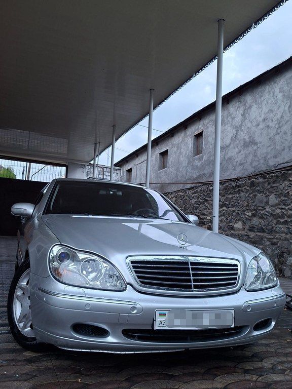 Mercedes S 500, 5.0 L, 2002 il, 531 000 km — Avtomobillər, Şəki (2)