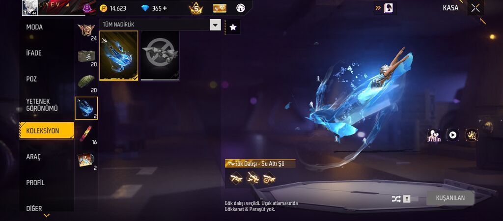Məhsul: Free Fire oyun hesabında nadir “Aparat/Araç” skin kolleksiyası — Kuzov hissələri, Gəncə (10)