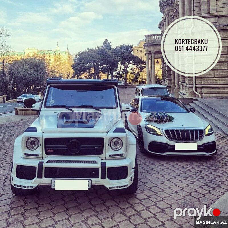 Mercedes Brabus Galik — Minik avtomobili icarəsi, Bakı (2)