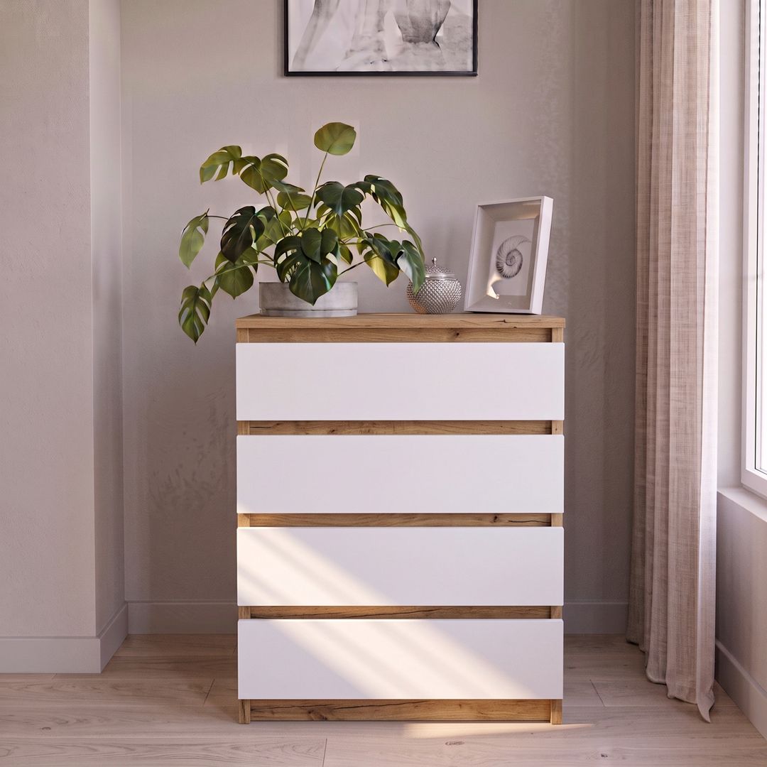 Komod 8258, Ldsp, votan/ağ, 100x80x40 sm — Mallar, Bakı
