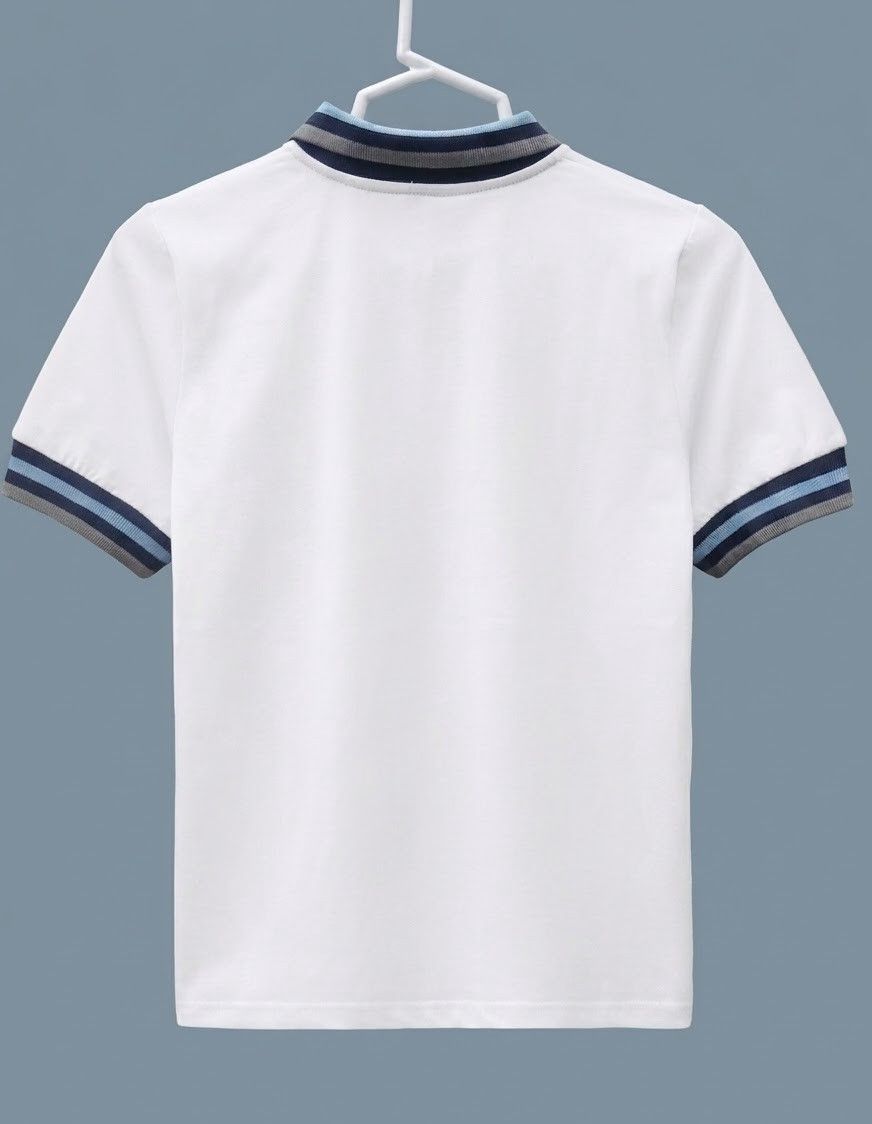 Məktəbli qısaqol polo 2715401, ağ, pambıq, ölçü 13-14 yaş — Mallar, Bakı (2)
